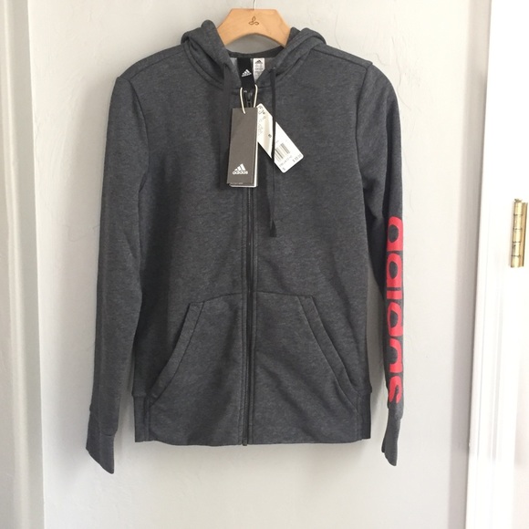 Sale 🔥⚡️ 🆕 Adidas Linear Zip Hoodie Jacket - Picture 6 of 8